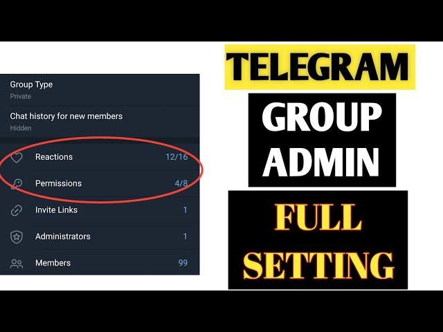 What Can Do Telegram Group Admin Full Setting Informations In Hindi