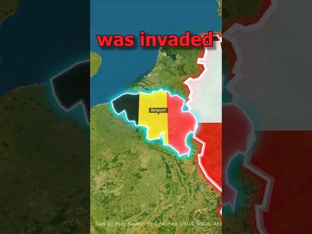 Why was Belgium invaded in WW2???