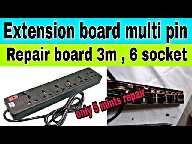 Electronic Damage(Extension board 3m, 6 socket Repair )