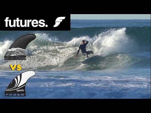 Futures Fins Vapor Core F8 neutral vs Sharp Eye honeycomb neutral. UsedSurf Fin Spex Episode 4