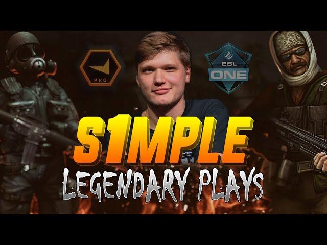 20 Minutes of S1mple's LEGENDARY FPL & ESL PLAYS.. #1