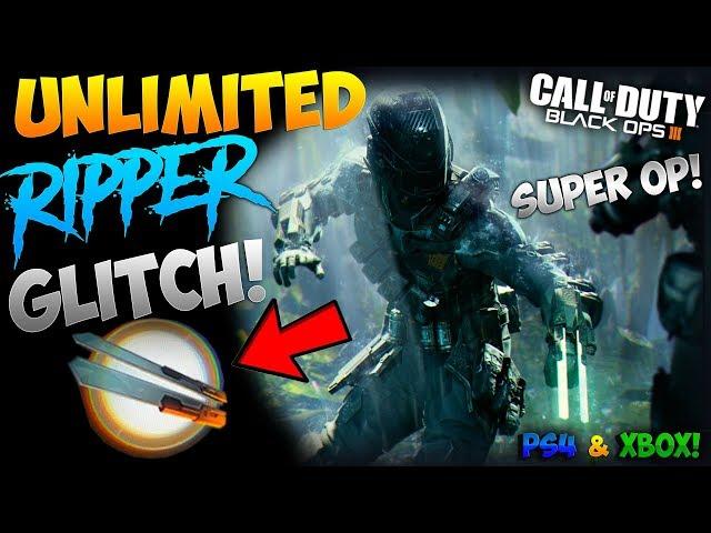 BO3 GLITCHES INSANE UNLIMITED RIPPER GLITCH! *WORKING AFTER ALL PATCHES* (WORKS ON XBOX ONE & PS4)