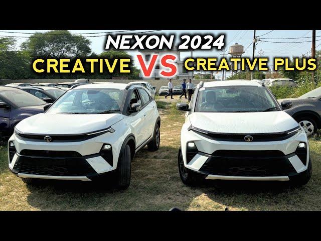 New Tata Nexon Creative Plus VS Creative Variant || Nexon 2024