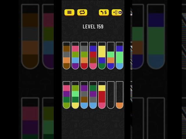 Water sort puzzle level 159