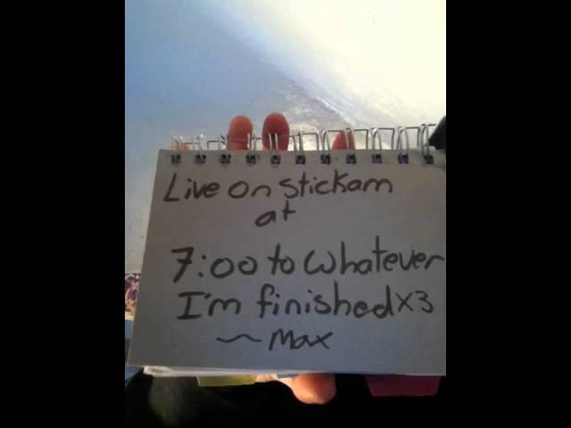 Live on Stickam