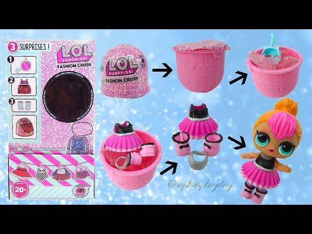 LOL Surprise Fashion Crush Unboxing Series 4 Eye Spy Decoder MORE LOL DOLLS CLOTHES Kids toys video