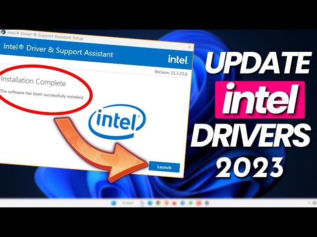 How to Update intel Drivers 2023 || intel Update in Windows 11/10/8/7