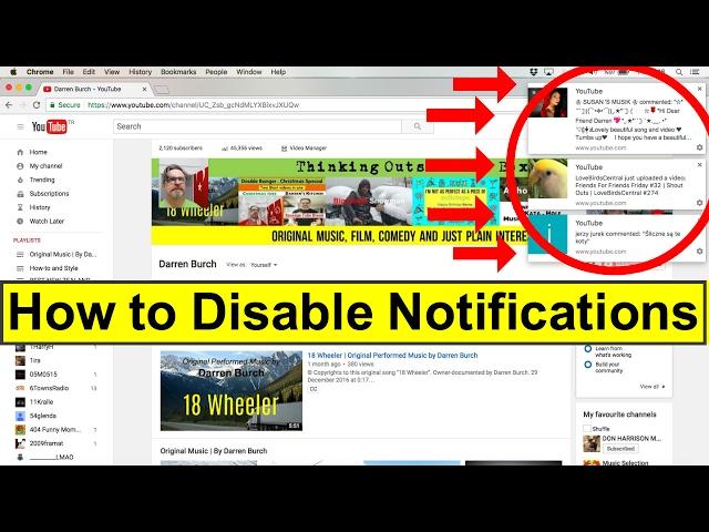 How to Disable Notifications on YouTube and Settings