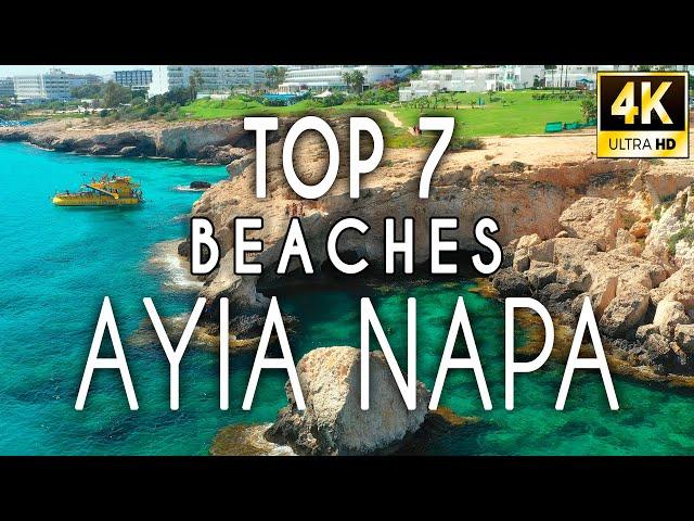 TOP 7 Ayia Napa Beaches 4К |  Cyprus