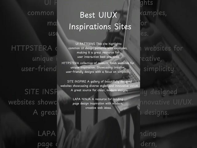 Searching for top-notch UX/UI design inspiration? #uiuxdesign #design #userfriendlydesign #ux #ui