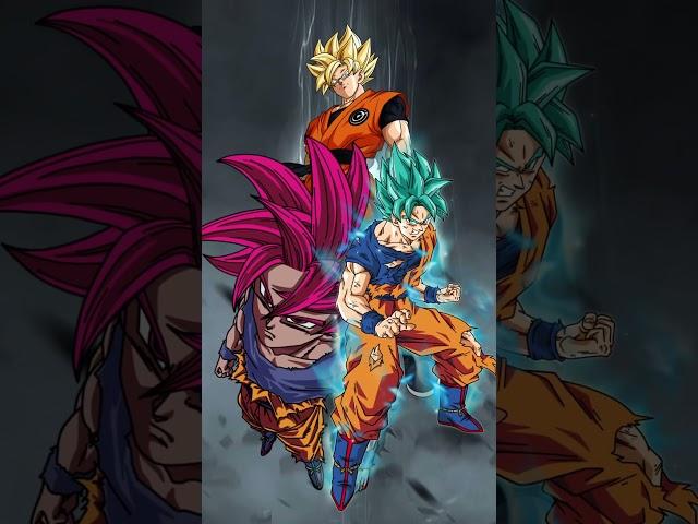 Cc Goku vs manga Goku vs Goku | who’s stronger??? #dbs #shorts