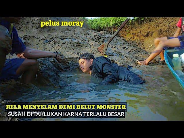 MANCING BELUT LAUT PELUS MORAY TERBESAR DI DUNIA,SAMPAI HARUS NYELAM KEDALAM LUBANG|riri dj channel