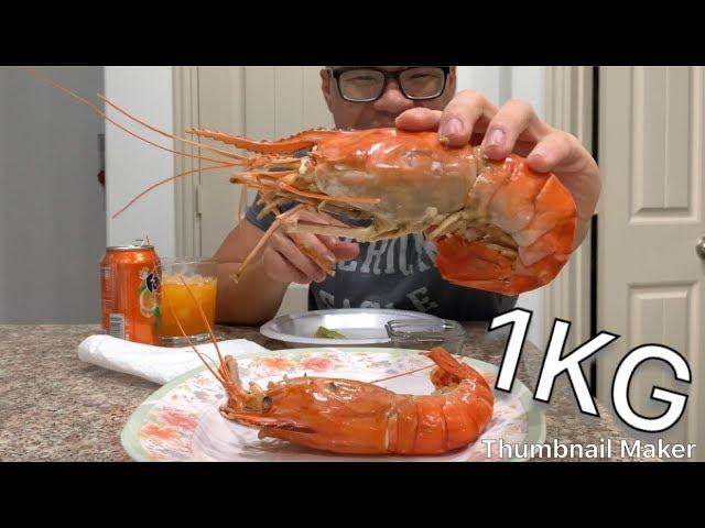 Tôm Càng Xanh Khổng Lồ 2 Con 1Kg | Jumbo Shirm Mukbang