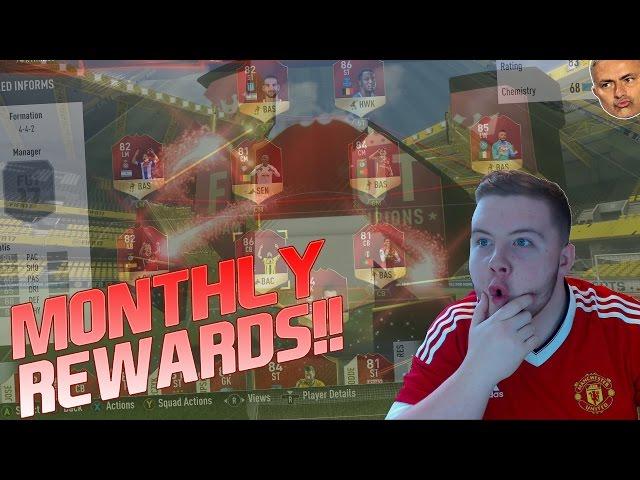 FIFA 17 MONTHLY REWARDS!! ELITE MONTHLY REWARD PACKS!!