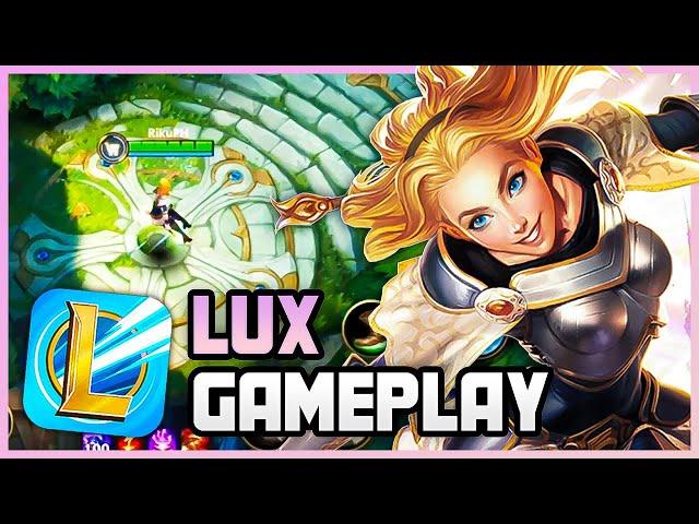 LUX Alpha Gameplay - League of Legends: Wild Rift