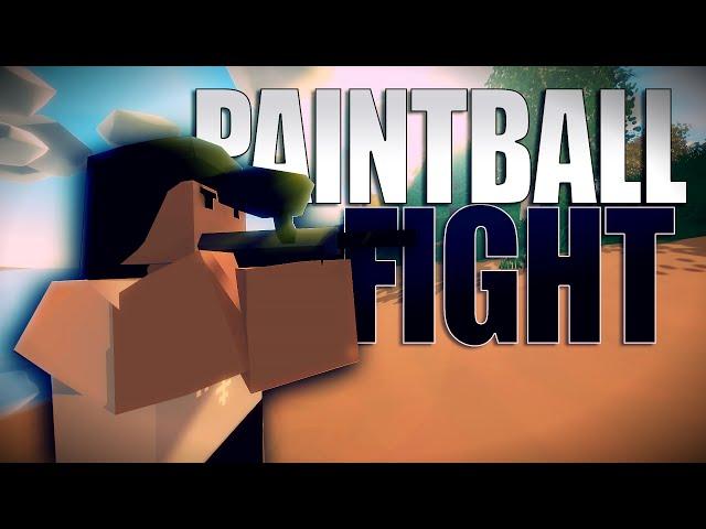 INSANE Paintball Gun 2 vs 2 Fight - Unturned 3.15.9.0 (Funny Moments)