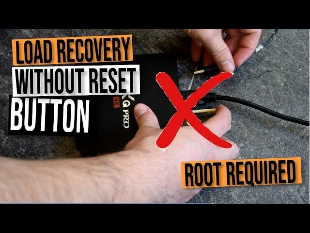 Boot Into ANDROID TV Box Recovery Without The RESET Button - Easy Peasy With Terminal App