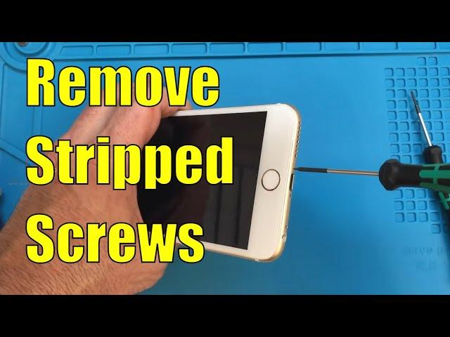 How to Remove Stripped Screws from a Phone