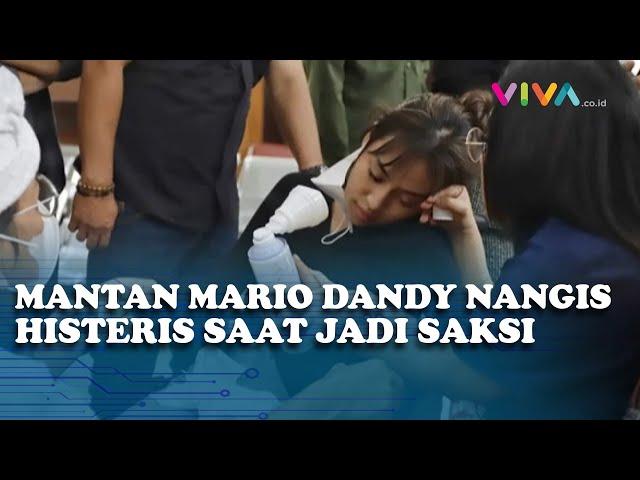 Amanda Eks Pacar Mario Dandy Menangis Histeris Ketika Jadi Saksi