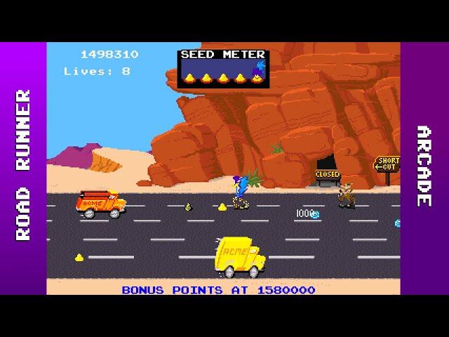 Road Runner Longplay (Arcade) [QHD]