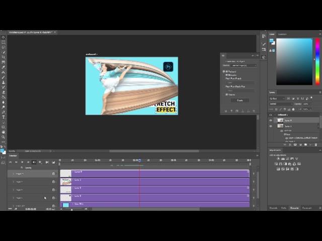 Animation in Photoshop cc Tutorial how to rotate and transform an object in photoshop animation GIF