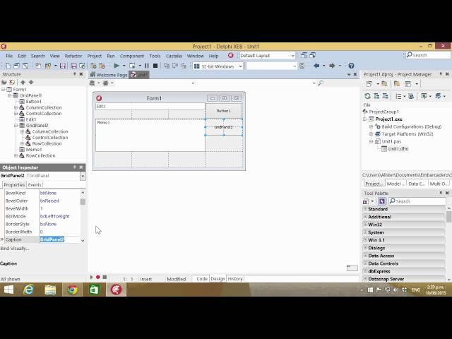 Delphi Tutorial #111 - Using TGridPanel to control proportional layouts