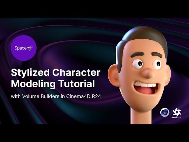 Stylized Character Modeling Tutorial with Volume Builders in Cinema4D R24