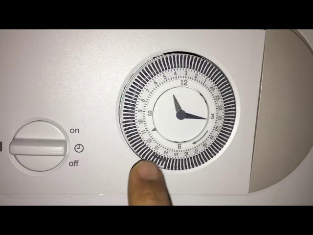 How to auto set central heating clock timer using pins