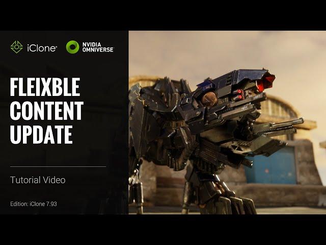 iClone Omniverse Connector Tutorial - Flexible Content Update
