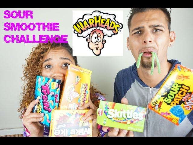 Sour Smoothie Challenge! (Extremely Sour)