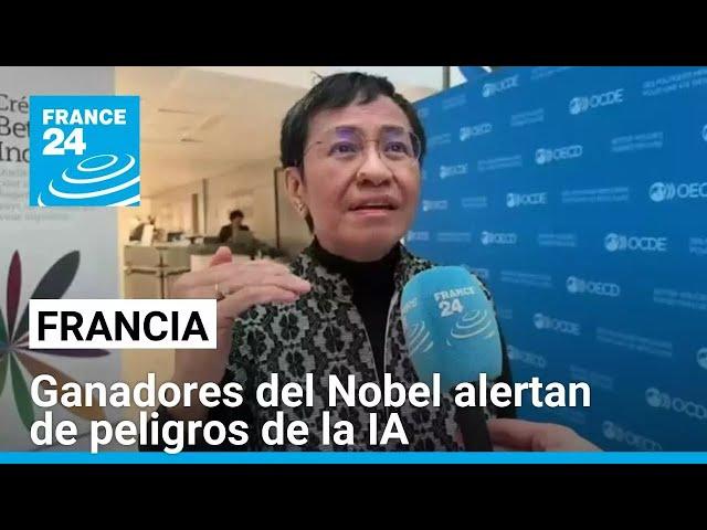 Premios Nobel hacen advertencias de los peligros de la inteligencia artificial • FRANCE 24