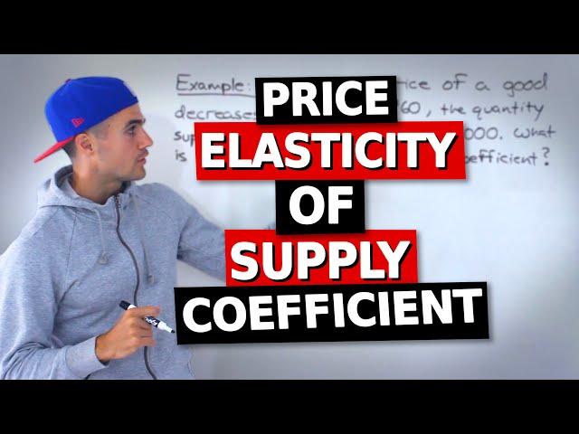 ECN 104 (Ryerson University) - Price Elasticity of Supply Coefficient Calculation