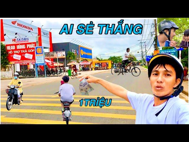 Trốn Tìm Quanh Huyện Bằng Xe Đạp Điện Độ Thắng Nhận 1Triệu |ATK