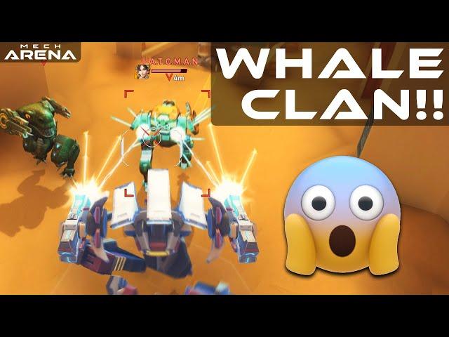 I Did Not Expect to face the WHALE clan Twice | Mech Arena | CPC Gameplay