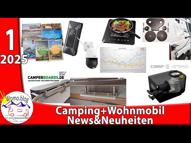 Camping und Wohnmobil News Neuheiten 01/2025