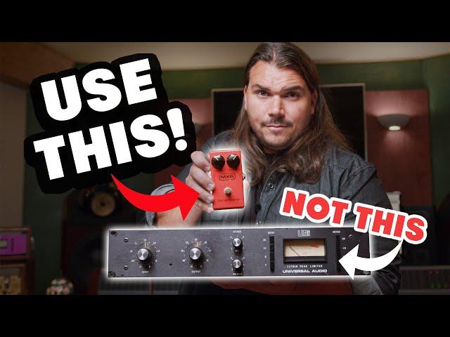 Why Studio Compressor Pedals Make No Sense