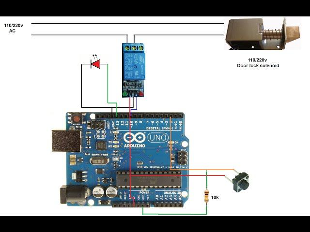 Password lock with only one button switch using Arduino (with code)