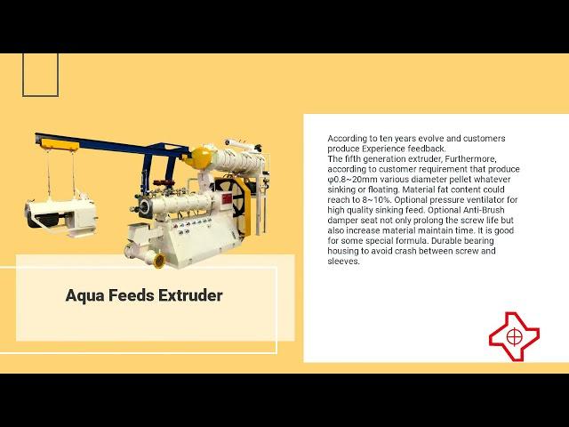 Aqua Feeds Extruder | SOON STRONG MACHINERY WORKS CO , LTD  | Taiwantrade