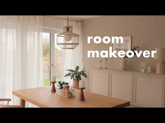 Dining room makeover + Ikea besta hack | How to design a room from start to finish