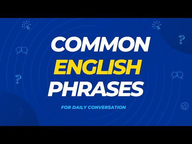 "Master Everyday English: Essential Phrases for Daily Conversation"