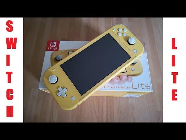 Nintendo Switch Lite Yellow Unboxing