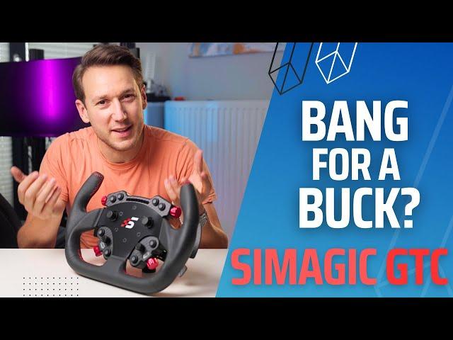 A wheel that has it all! Downsides also. Simagic GTC wheel review.