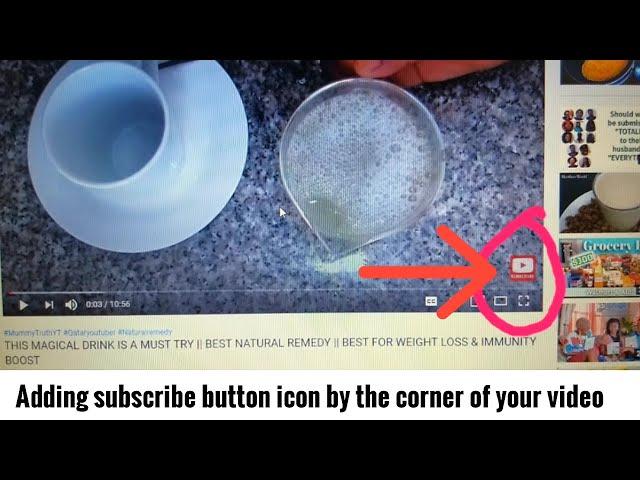 EASIEST WAY TO ADD THE YOUTUBE SUBSCRIBE BUTTON ICON BY THE CORNER OF YOUR VIDEO | BEGINNER FRIENDLY