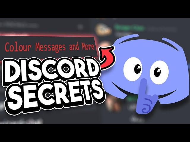 Discord's Secret Chat Features