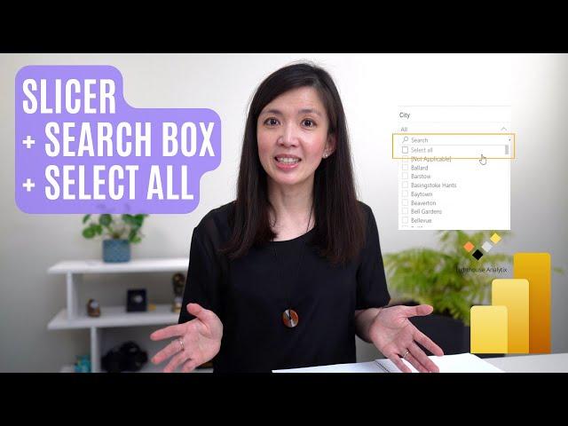 Power BI Slicer with Search Box, Drop Down List & Select All Options to Filter your PBI Report (NEW)