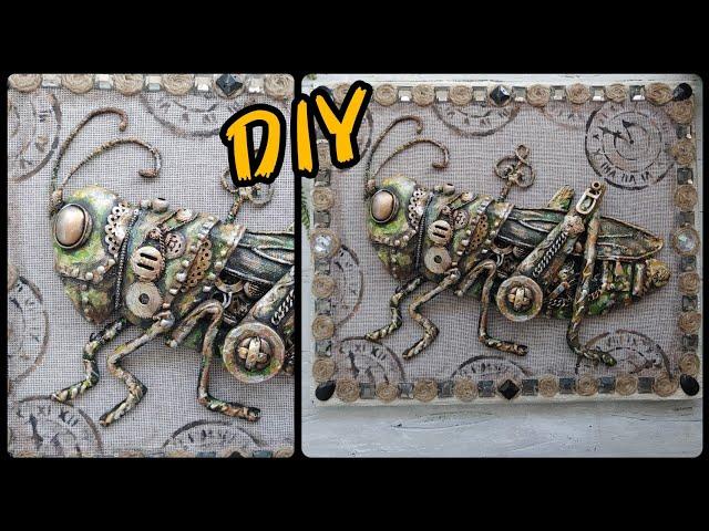 "Я ЕГО СЛЕПИЛА ИЗ ТОГО, ЧТО БЫЛО"))/ #DIY #art #tutorial