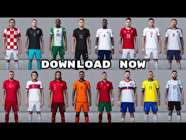 PES 2020 EURO 2021 KITS UPDATE DOWNLOAD NOW