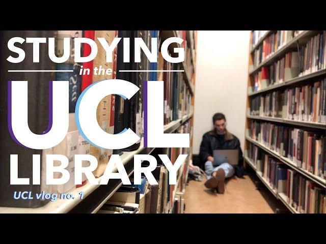 STUDYING in the UCL LIBRARY (exam season)