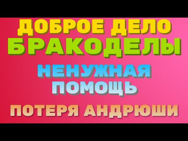 ДОБРОЕ ДЕЛО вместе \Бракоделы- как всегда пустые бла  бла и ненужная помощь, потеря Андрюши