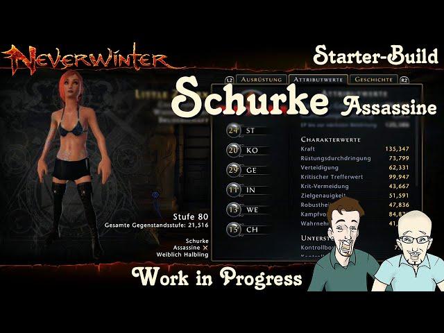 NEVERWINTER MOD16 - Starter-Build Schurke Assassine - Work in Progress - Anfänger PS4 deutsch